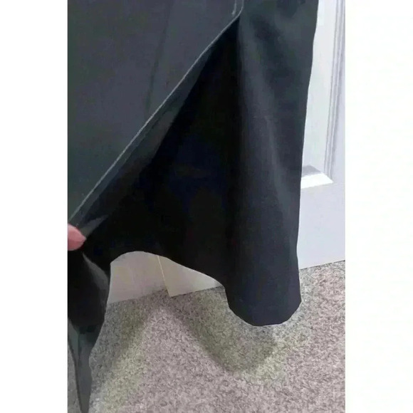 Alfred Dunner (14) Black Knee Length Elastic Sides Front Slit Fully‎ Lined - Picture 4 of 8